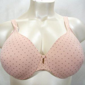 40DD Bali B534 Keyhole T-Shirt‎ Convertible Underwire Bra Pink Dots NWT